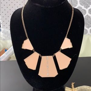 Geometric Necklace - Peachy Nude